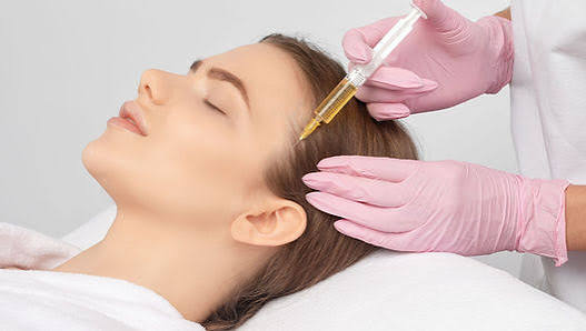 Tratamento regenerativo de queda de cabelo